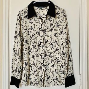 Collared Button Down Sheer Cardigan